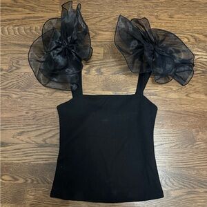 Free People Tank with Puff Accents